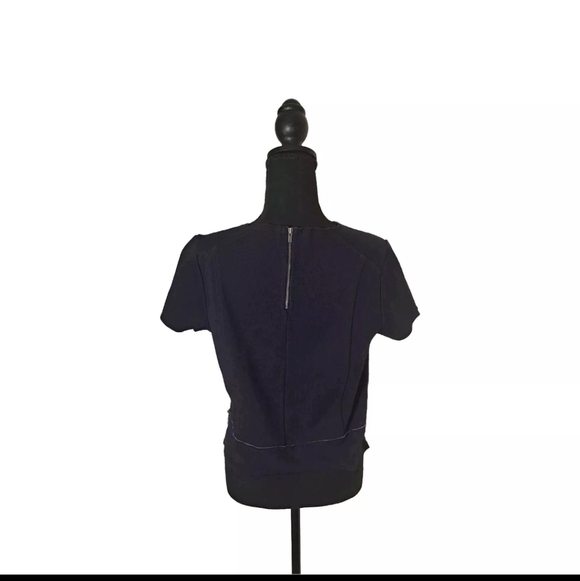 Banana Republic | Navy Blue Boxy Fit Top Size Small B26#9 - Picture 2 of 8